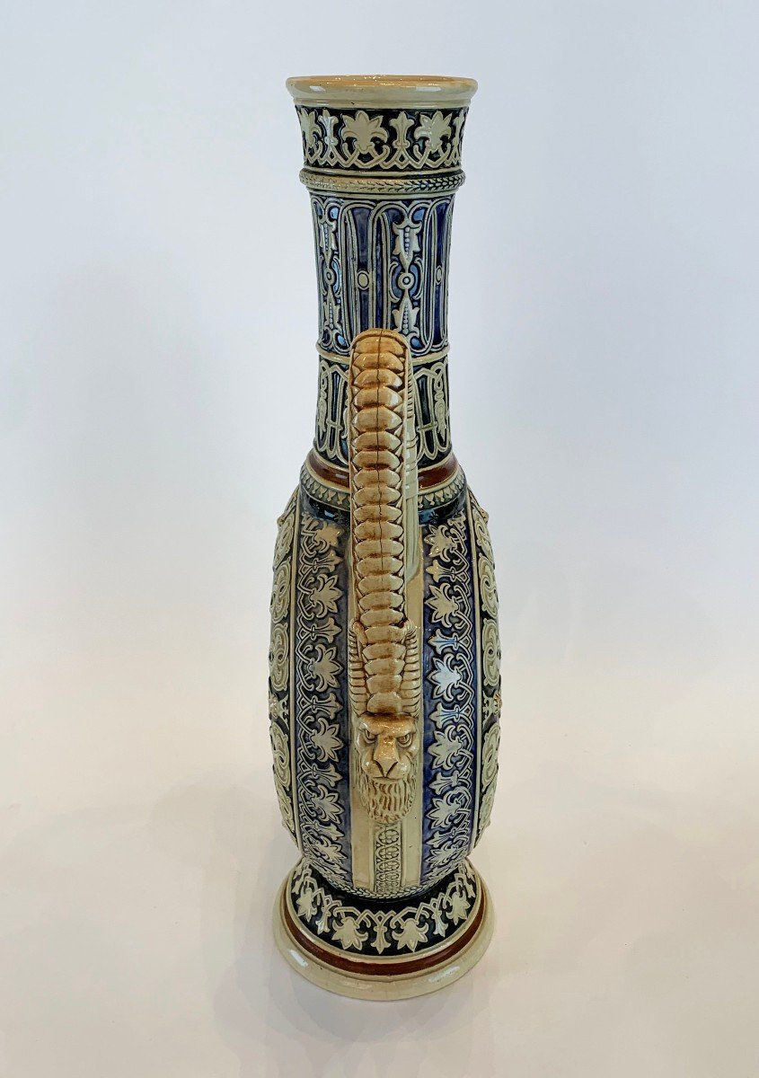 Vase En Porcelaine 19 S Style Orientaliste -photo-6