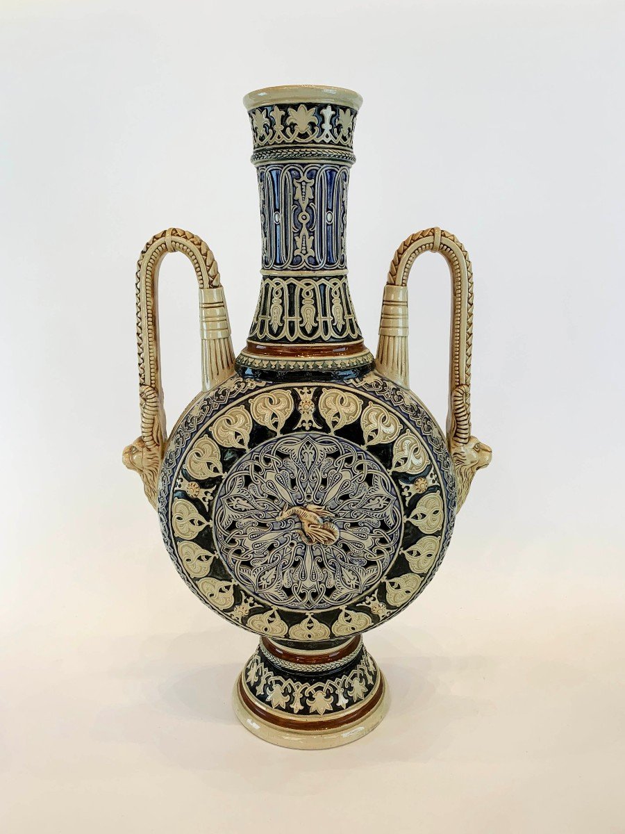 Vase En Porcelaine 19 S Style Orientaliste 