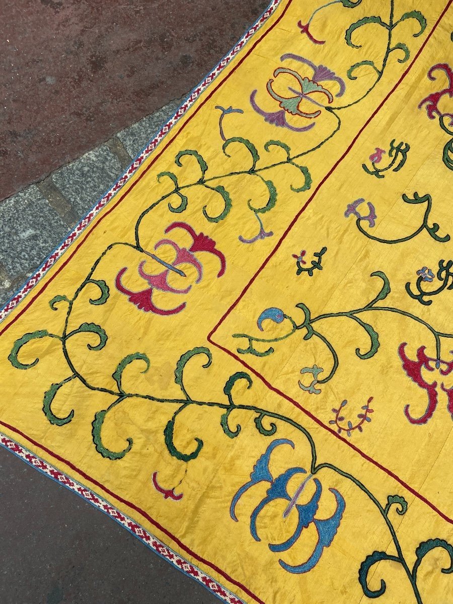 Uzbek Yellow Carpet-photo-4