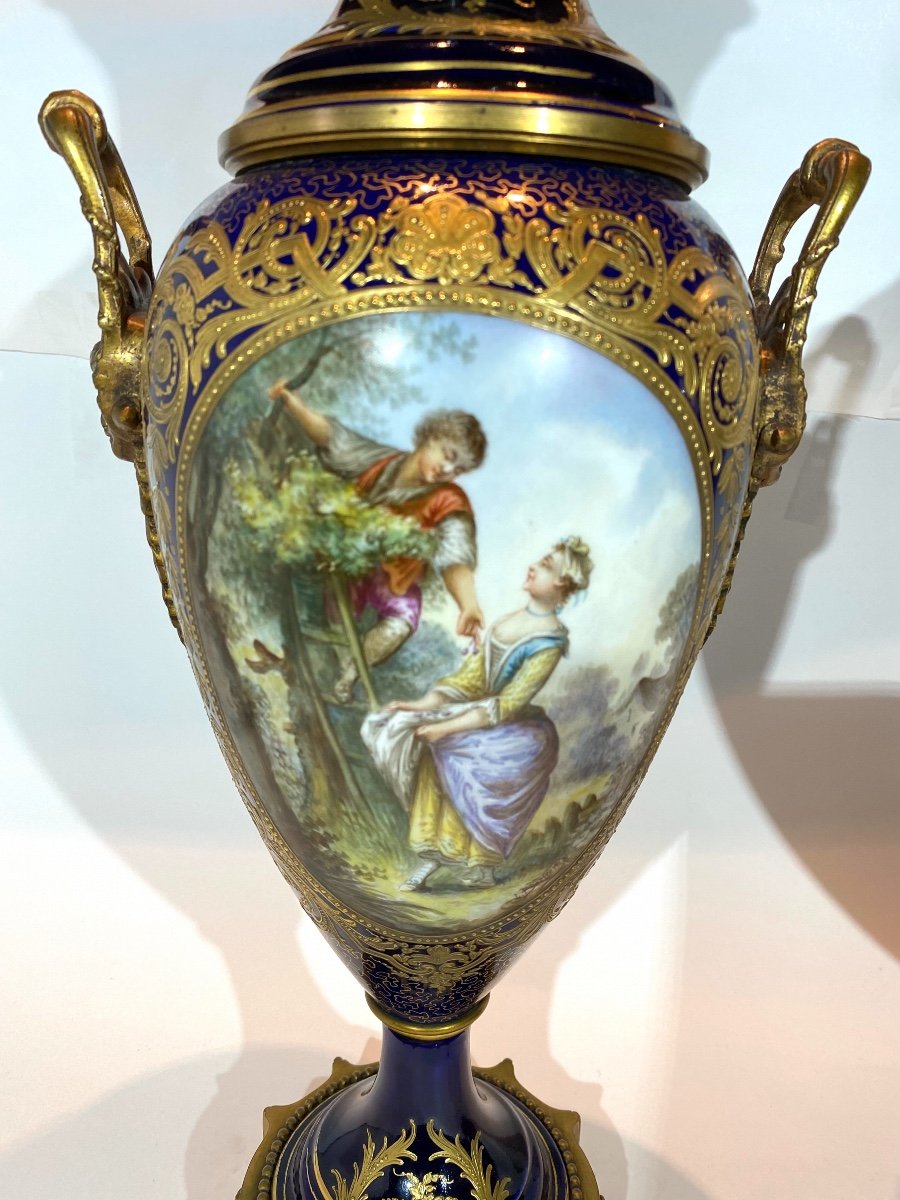 Grande Porcelaine Sevres 19eme Siecle-photo-1