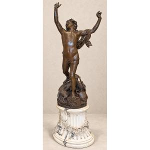 The Grief Of Orpheus – Important Bronze By Raoul Verlet