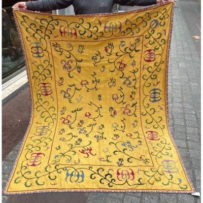 Tapis Ouzbek Jaune