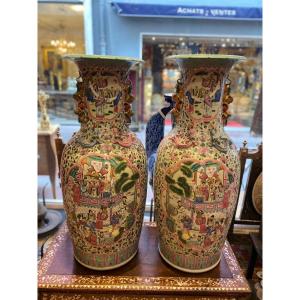 Large Pair Of Chinese Vase