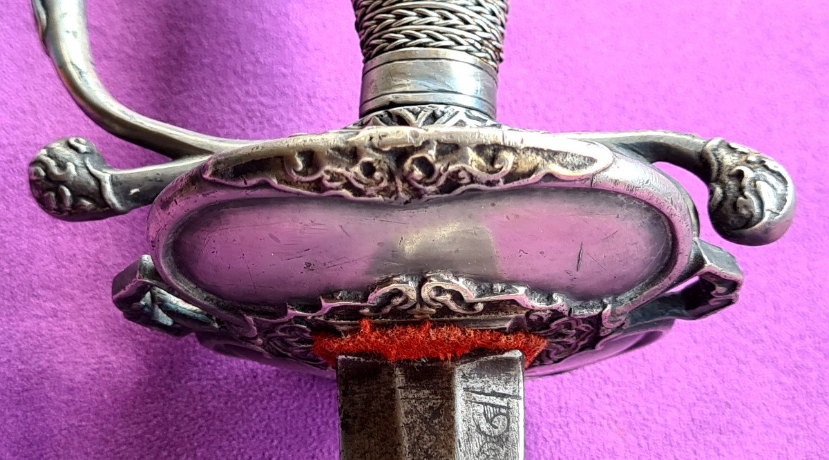 Beautiful German Court Sword, Eighteenth Century-photo-4