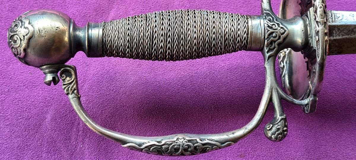 Beautiful German Court Sword, Eighteenth Century-photo-5