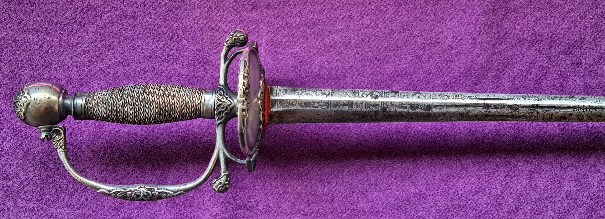 Beautiful German Court Sword, Eighteenth Century-photo-7