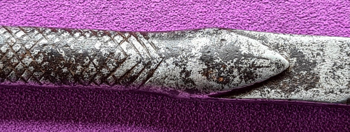 Rare Valdese Hook Saber Early 18th Century-photo-3