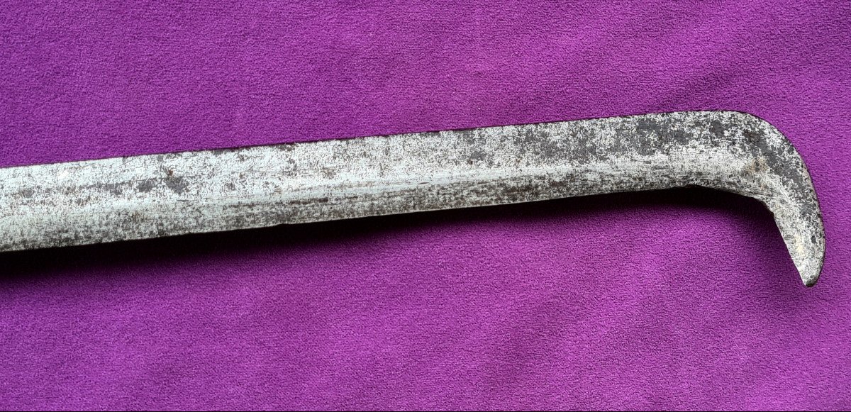 Rare Valdese Hook Saber Early 18th Century-photo-4