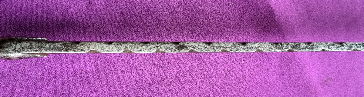 Rare Valdese Hook Saber Early 18th Century-photo-6