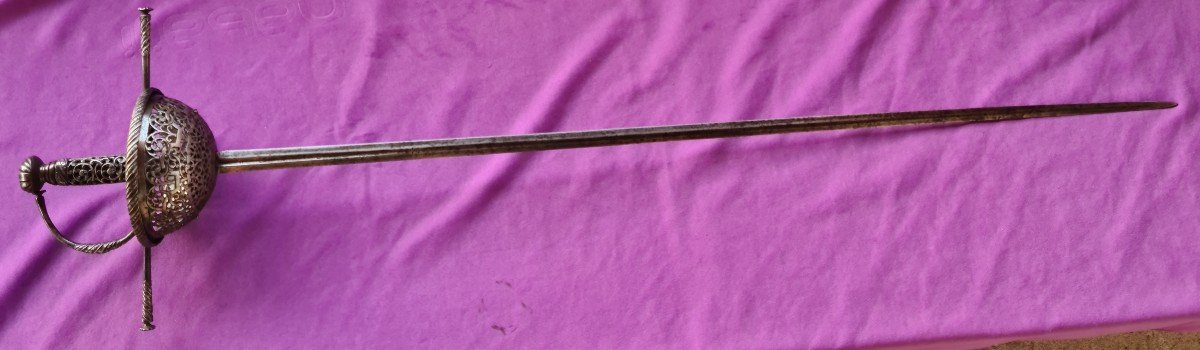 Quality Taza Rapier, Toledo 17th Century-photo-2