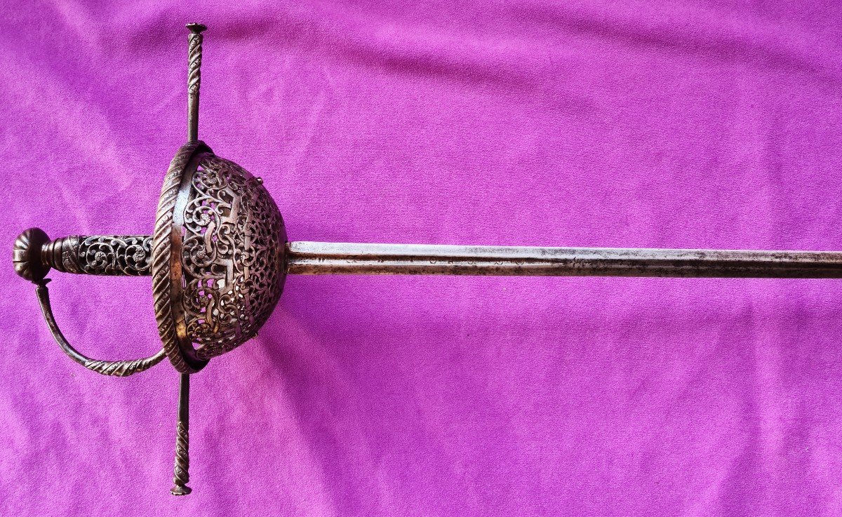 Quality Taza Rapier, Toledo 17th Century
