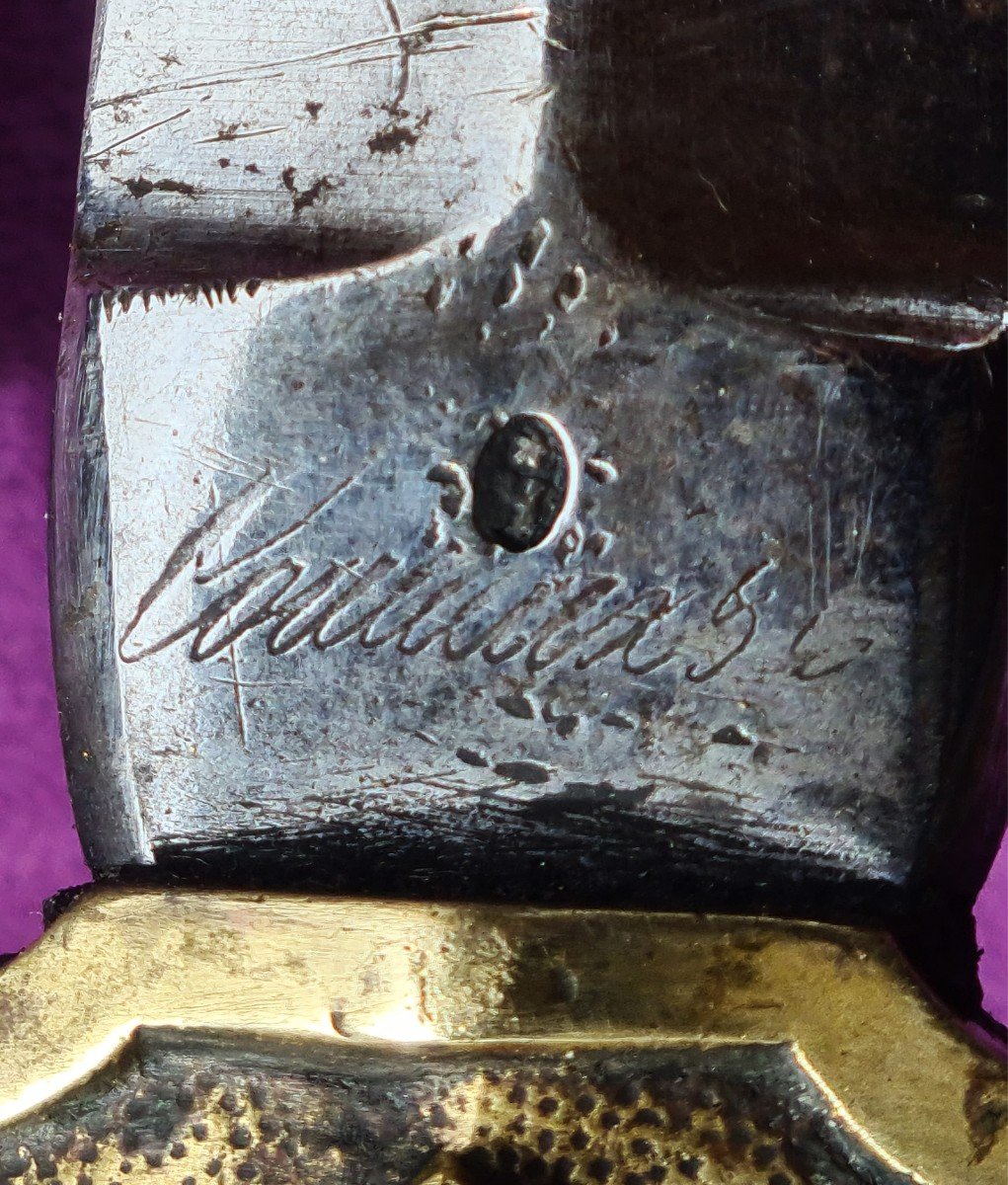 Grande épée Maçonnique à Lame d'Officier d'état-major-photo-4