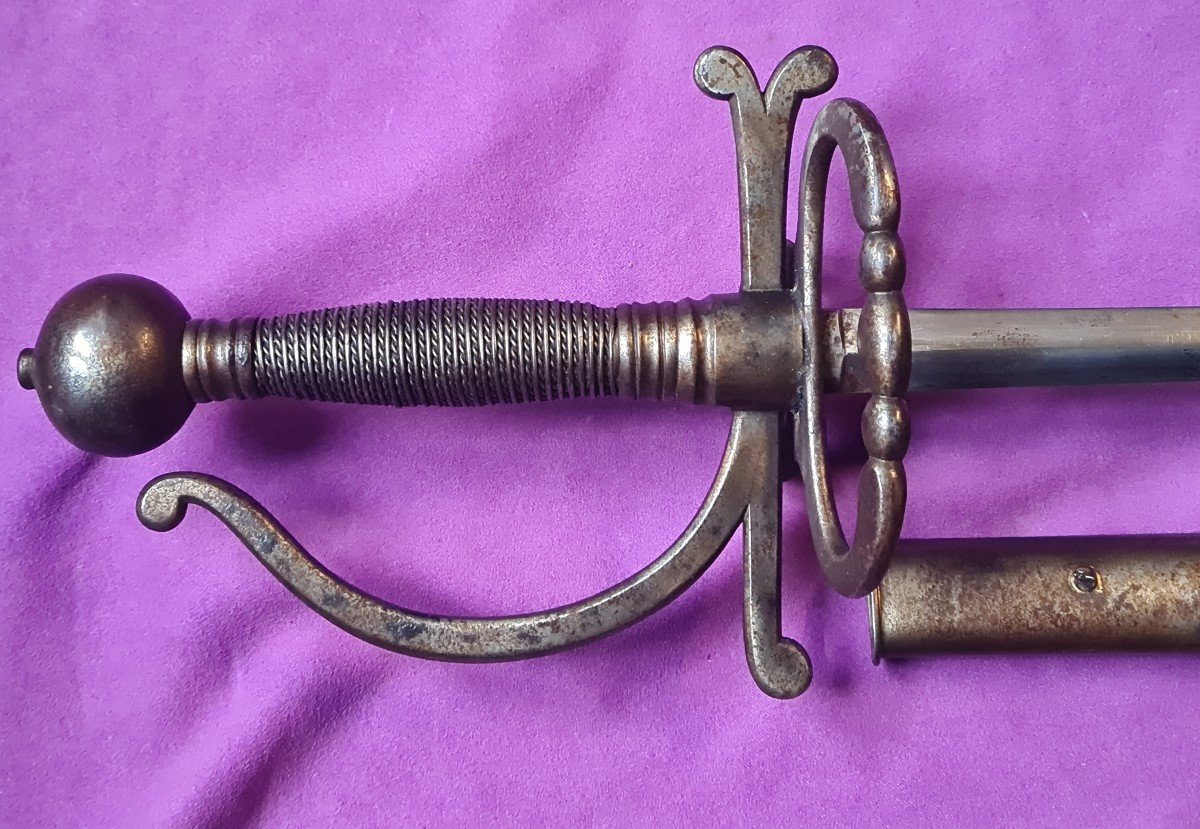 Rapier With Scabbard, 19th Century-photo-3