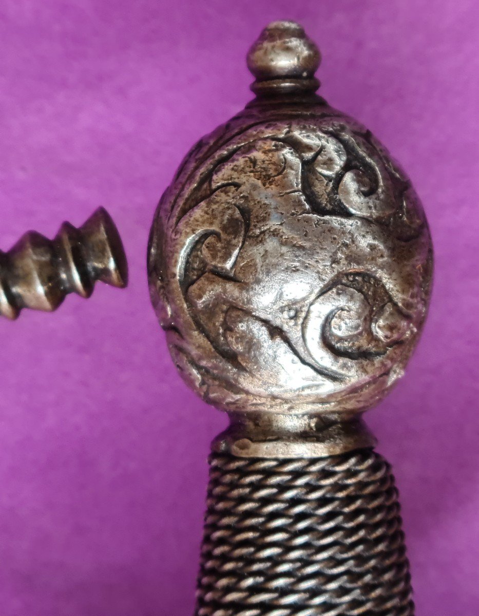 Italian Rapier Late 17th, Engraved Blade-photo-2