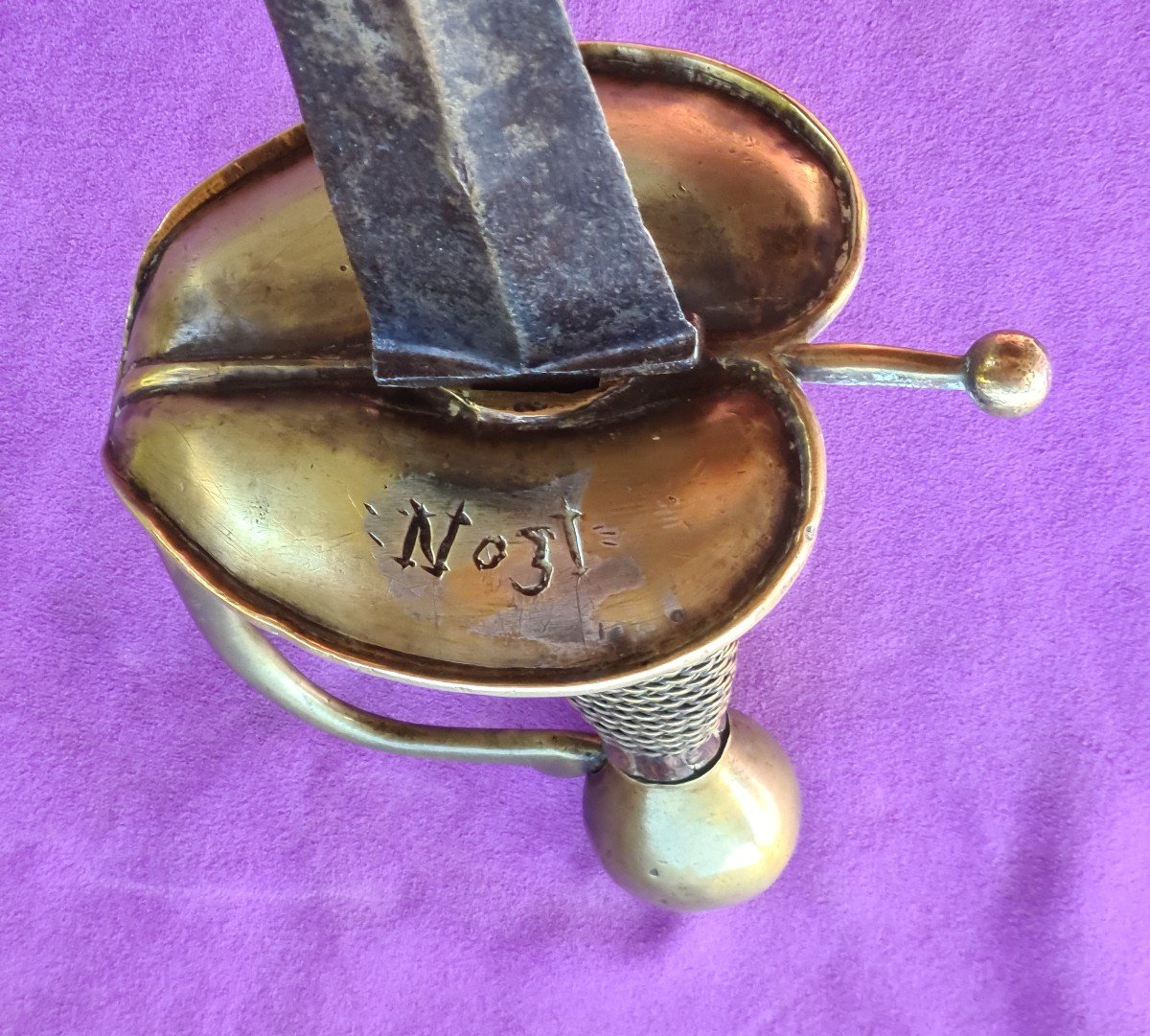 Forte épée pré-réglementaire du modèle 1734, cavalerie, dragons-photo-4
