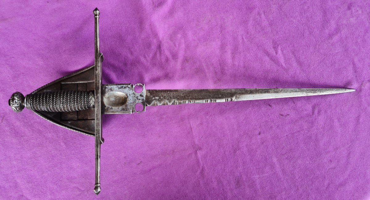 Sail Dagger With The Coat Of Arms Of Marie-louise d'Aspremont, Spain-photo-3