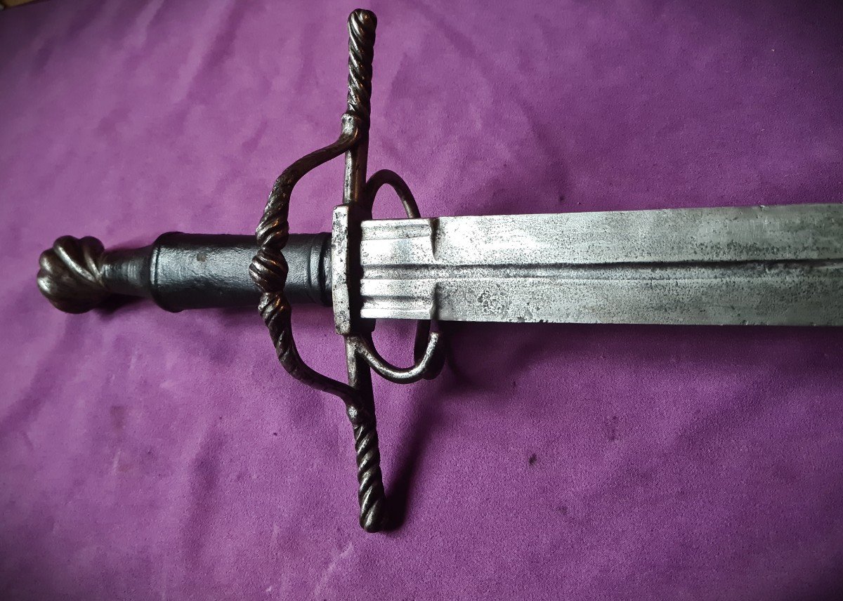 One And A Half Hand Cavalry Sword, Circa 1520-photo-5