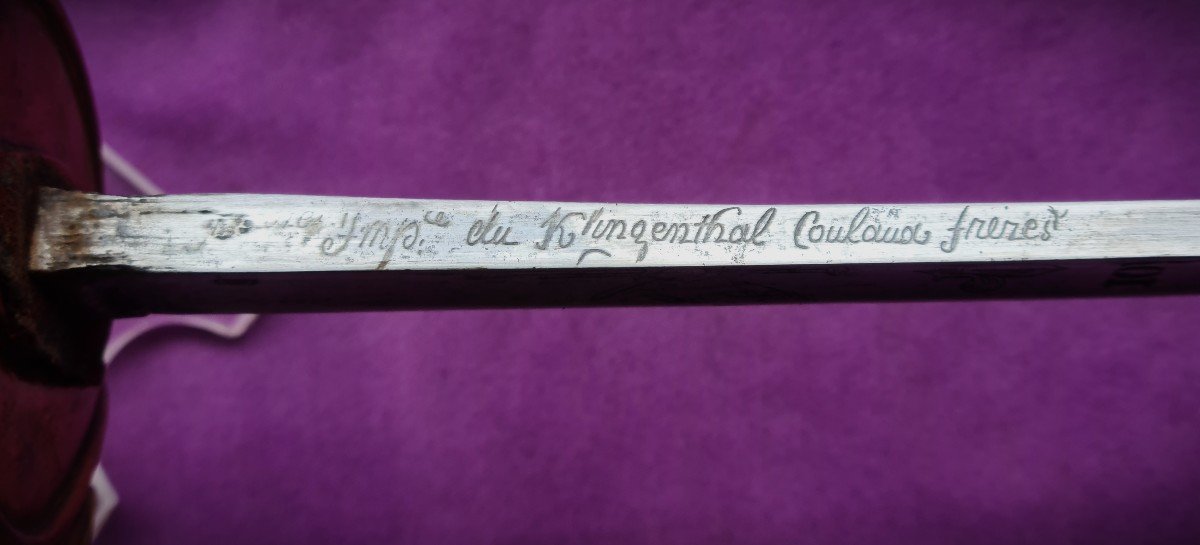 King's Bodyguard Saber, First Model 1814, Special Blade-photo-3