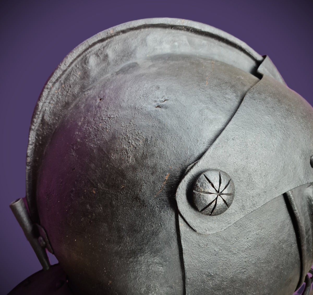 Germanic Cuirassier's Mantelhelm Armet Circa 1600-photo-3