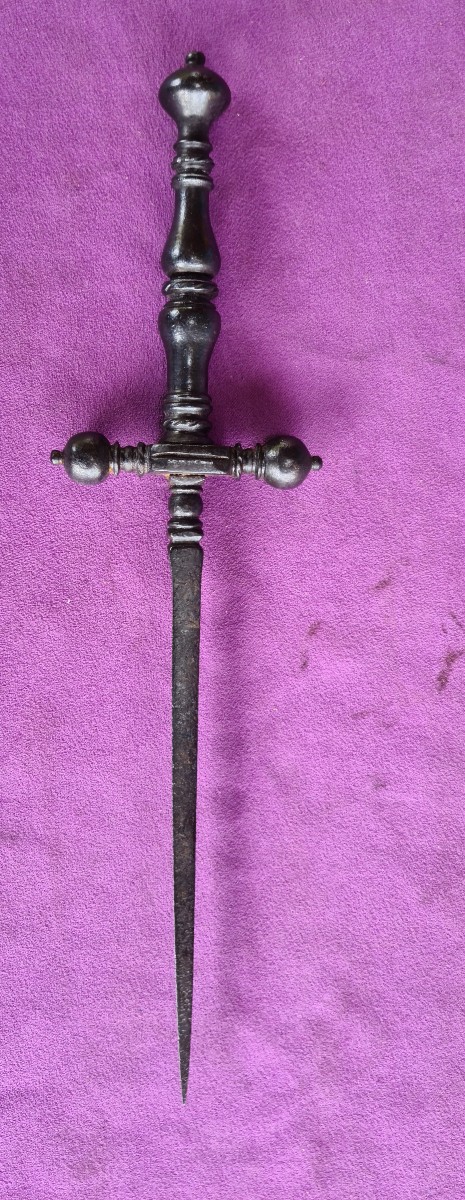 Large Spanish Stiletto 16th Century-photo-3
