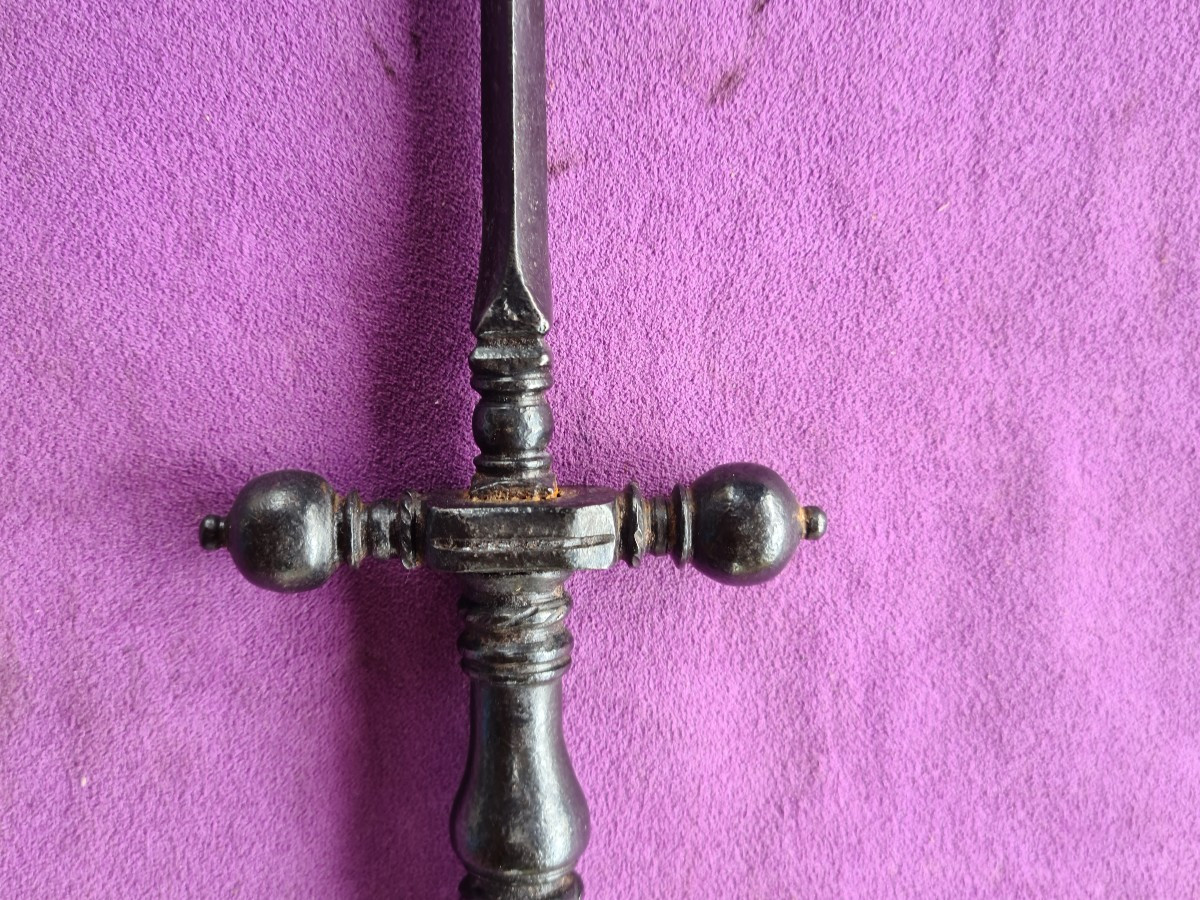 Large Spanish Stiletto 16th Century-photo-3