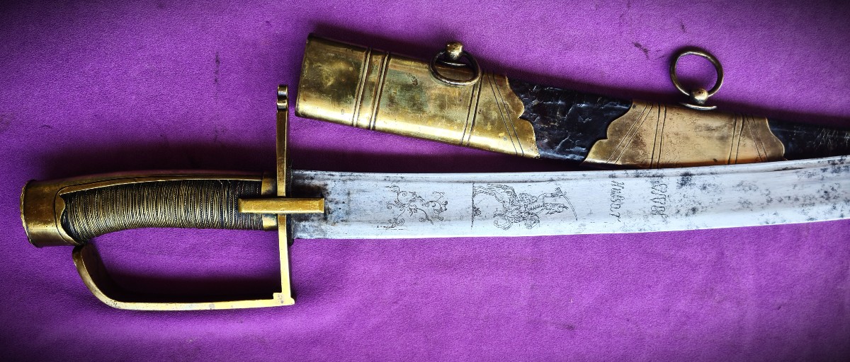 Sabre de Hussard Hongrois au service de la France circa 1750-photo-4