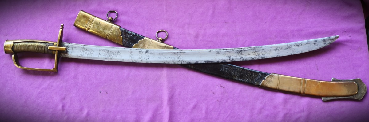 Sabre de Hussard Hongrois au service de la France circa 1750-photo-8