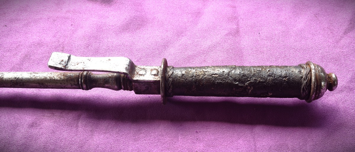 Rare marteau de guerre XVIème-photo-3
