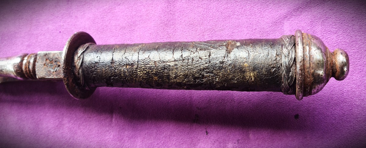 Rare marteau de guerre XVIème-photo-4
