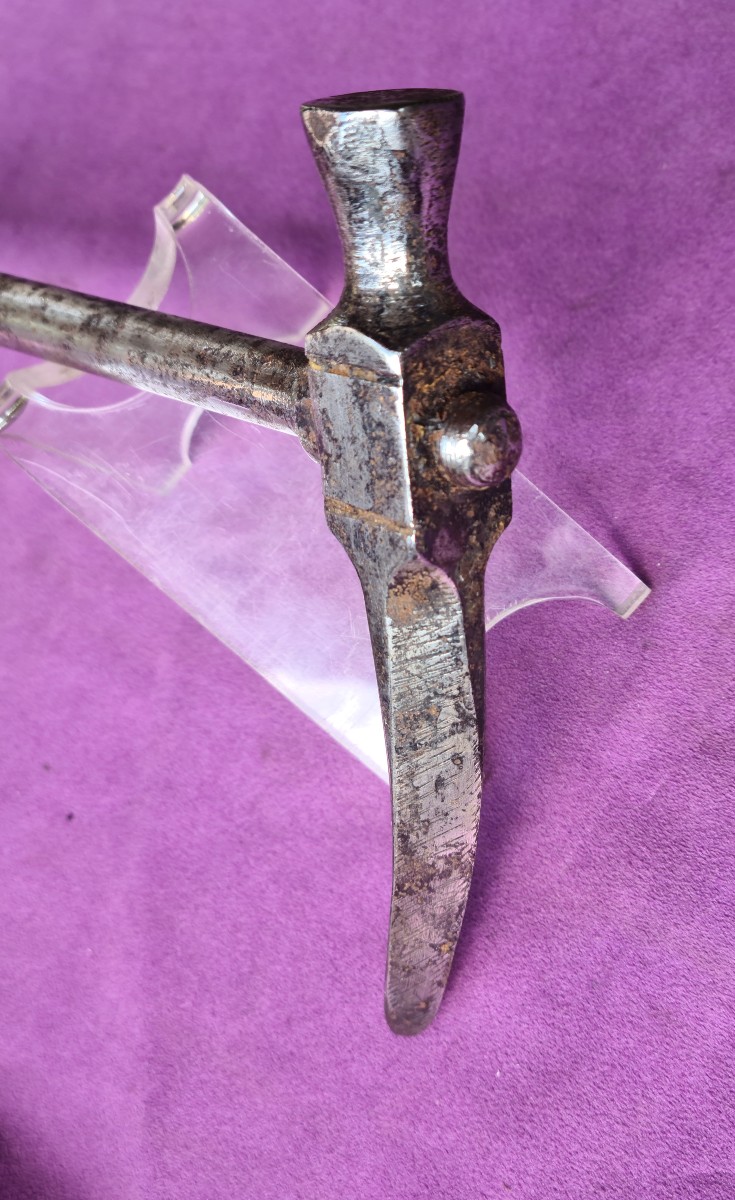 Rare marteau de guerre XVIème-photo-3