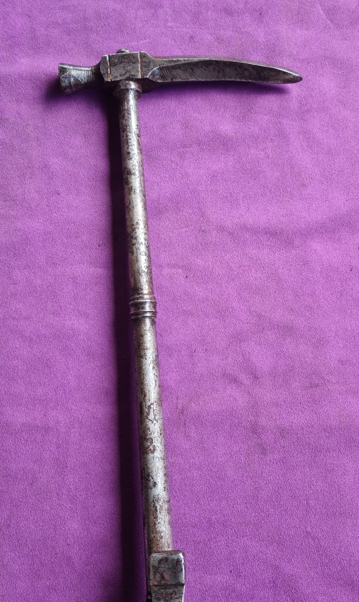 Rare marteau de guerre XVIème-photo-6