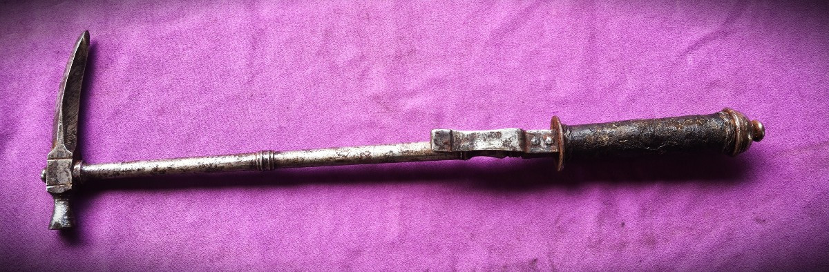 Rare marteau de guerre XVIème