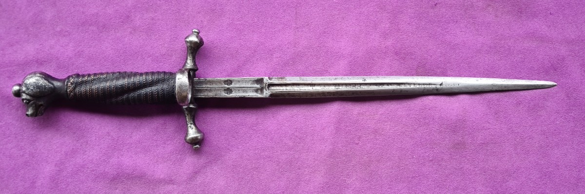 Left-hand Dagger Signed Thiell Keuller, Late 16th Century-photo-2