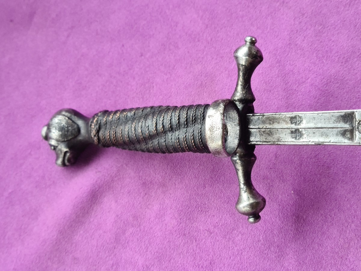 Left-hand Dagger Signed Thiell Keuller, Late 16th Century-photo-3