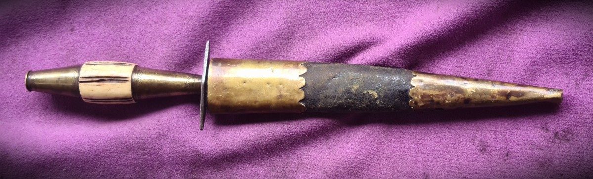 Lantern Dagger Called "puñal" Albacete, Spain 19th Century-photo-3