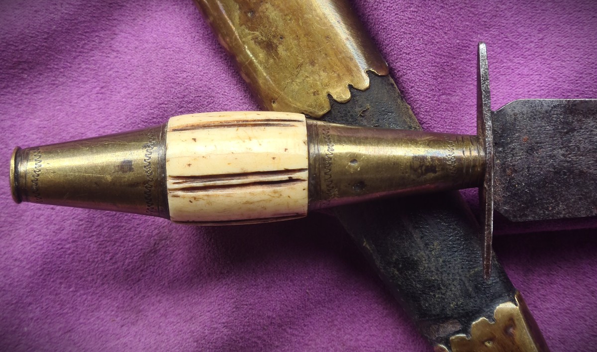 Lantern Dagger Called "puñal" Albacete, Spain 19th Century-photo-3