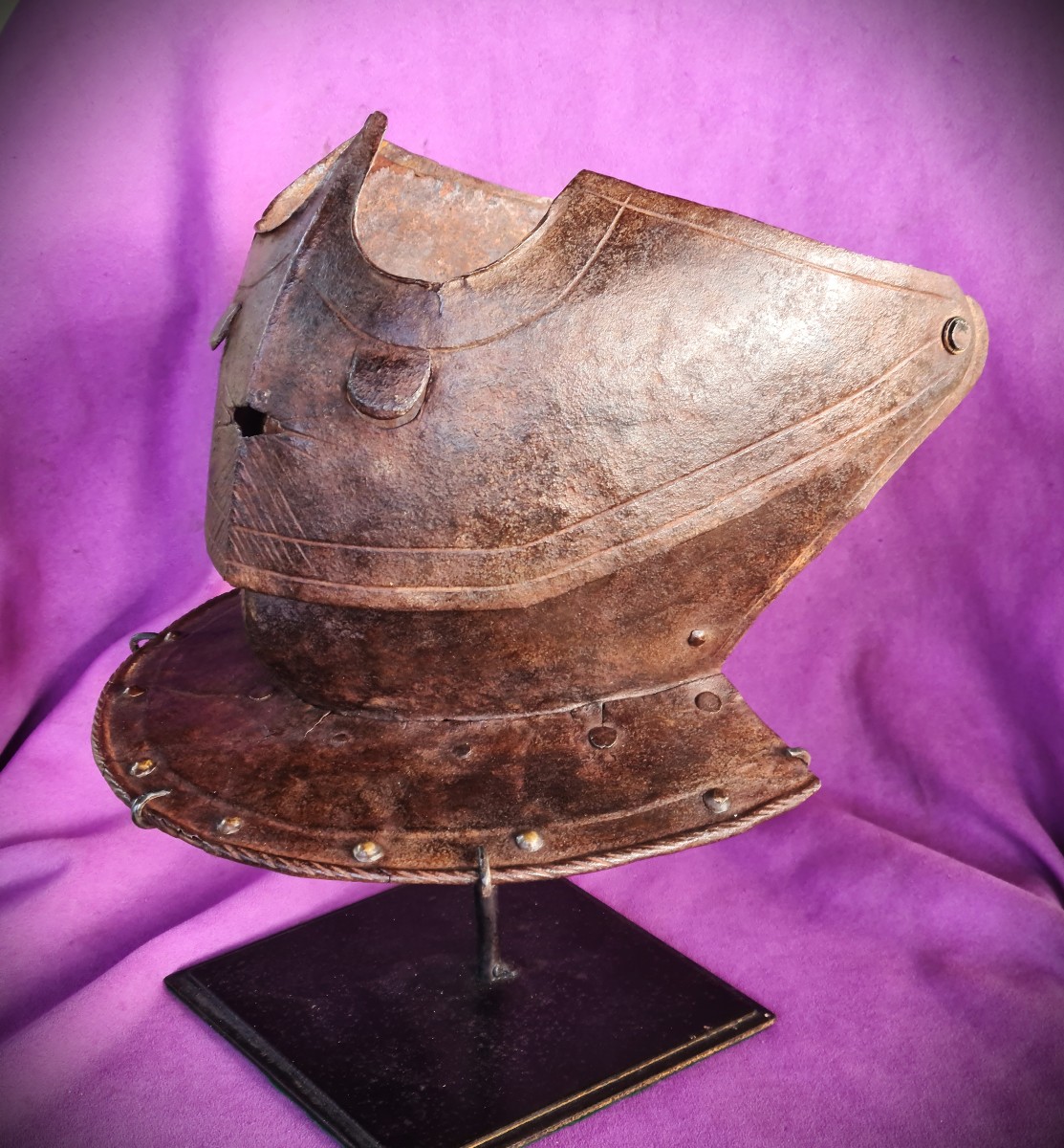 Savoyard Armet (front Part) 16th Century