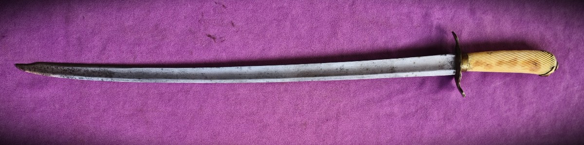 Dague de chasse ou  Couteau de Vènerie XVIIIème siècle-photo-2