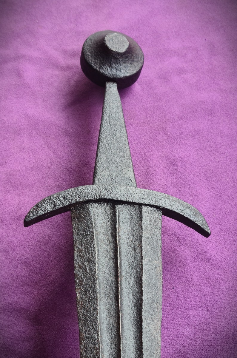 Dague  Cinquedea précoce XVème siècle-photo-4