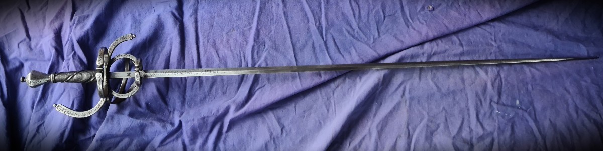  Rapier With Chiseled Branch  Mount. Blade By Klemens Munsten 17th Century-photo-2