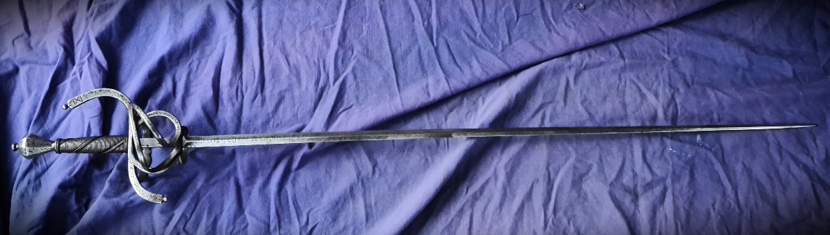  Rapier With Chiseled Branch  Mount. Blade By Klemens Munsten 17th Century-photo-3