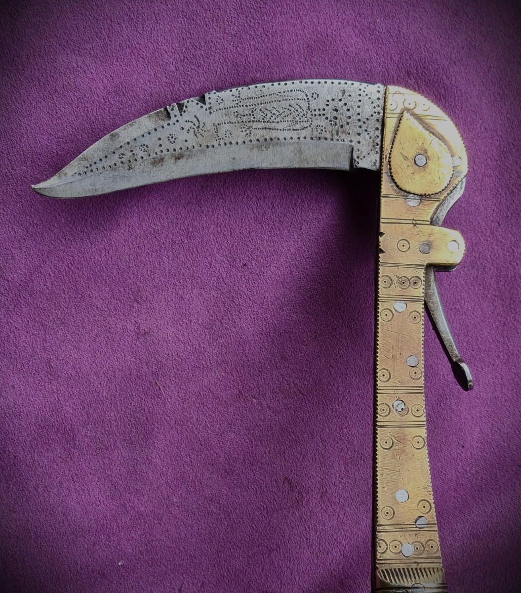 "LOHAR" faucille de combat pliante , Afghanistan-photo-5