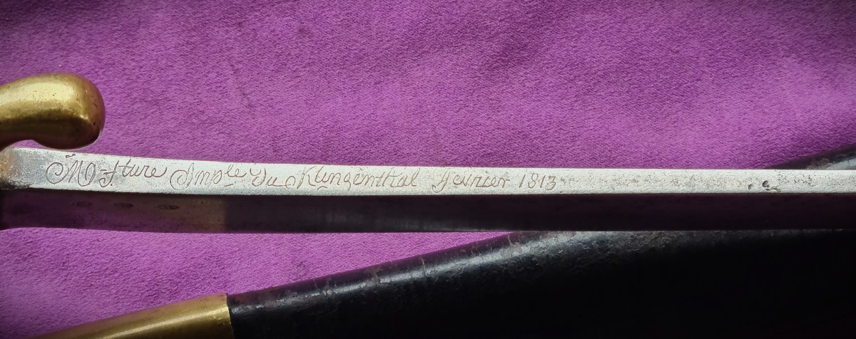 Sabre briquet d'infanterie 1er Empire, Février 1813-photo-1