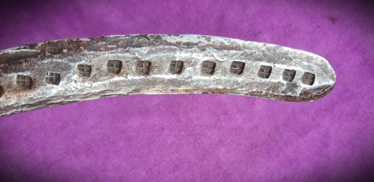 Large Antique Throwing Knife From Chad. Sara, Joualland-meynier Mission-photo-1