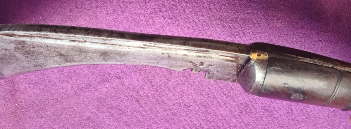 KUKRI coutelas népalais ancien Gurkha knife-photo-2