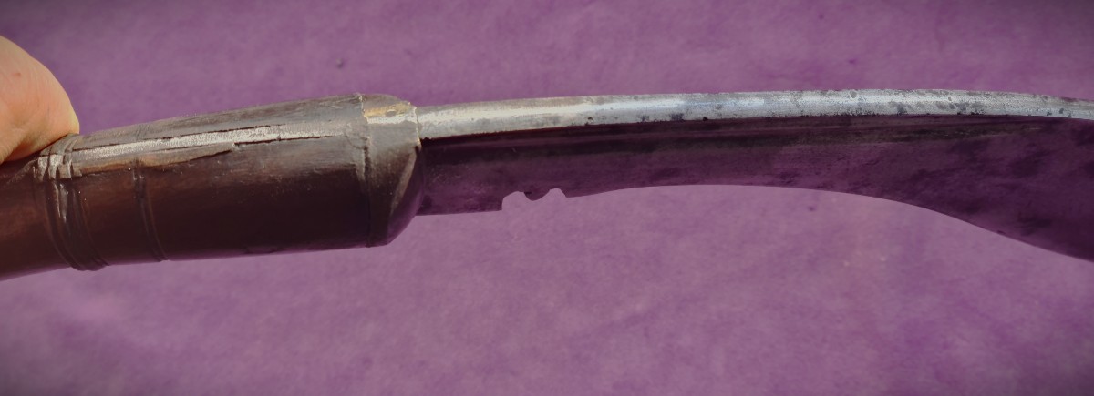 KUKRI coutelas népalais ancien Gurkha knife-photo-3