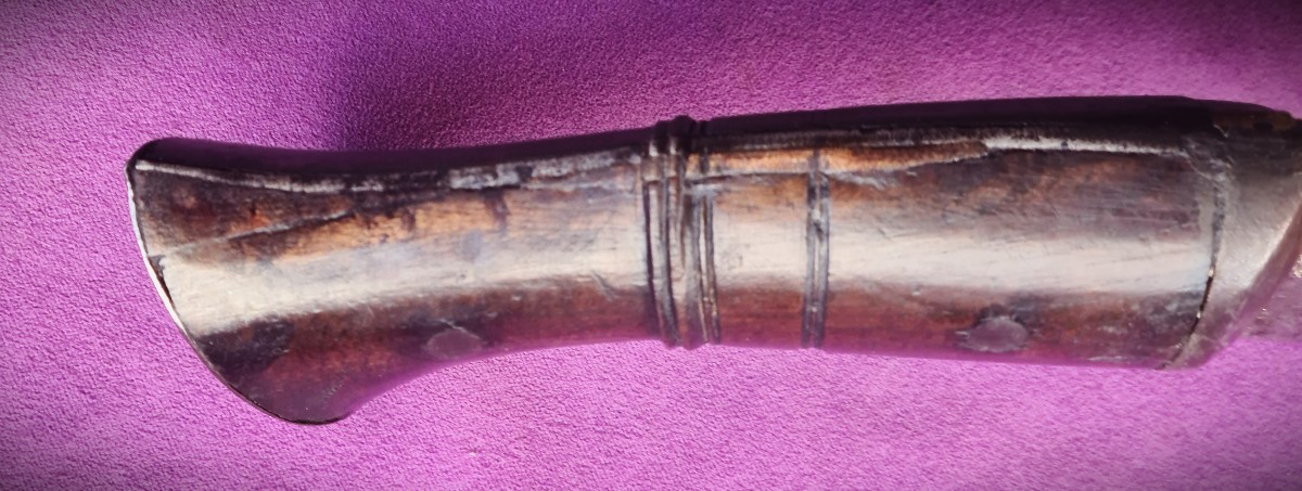 KUKRI coutelas népalais ancien Gurkha knife-photo-4