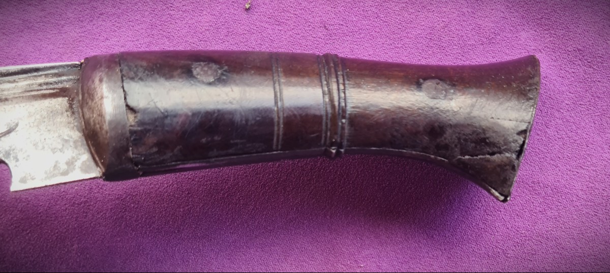 KUKRI coutelas népalais ancien Gurkha knife-photo-5