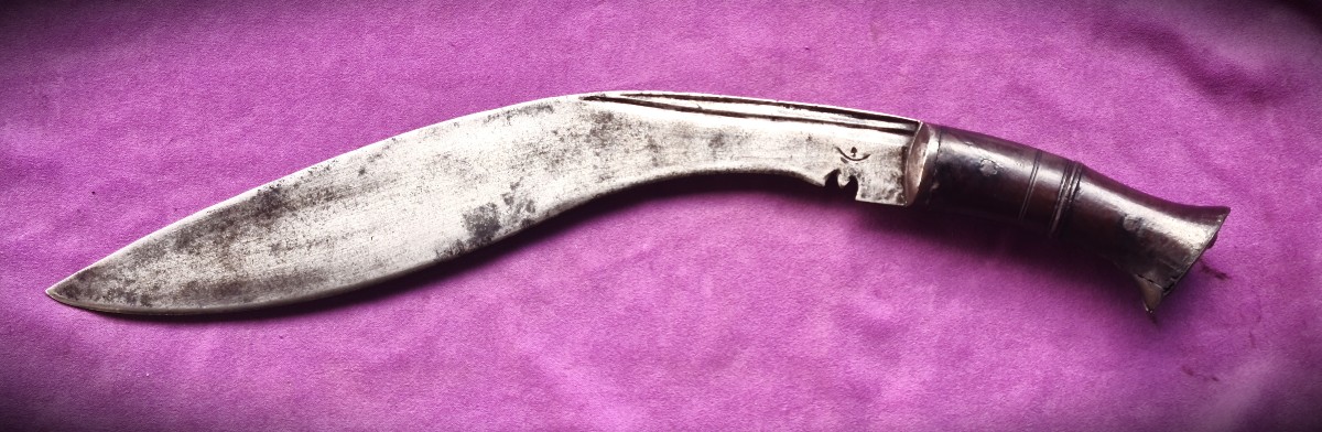 KUKRI coutelas népalais ancien Gurkha knife