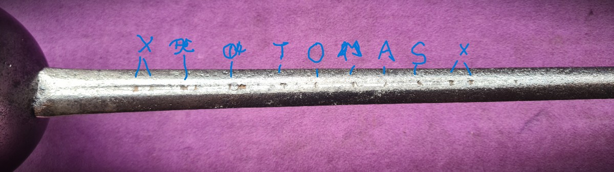 Rapière monture 17ème, lame par Tomas de Ayala 16ème siècle-photo-1